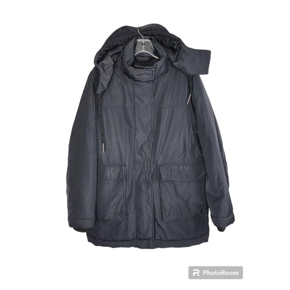 Everlane The Renew Puffer Heavy Coat Black ECO Recycled Polyester Size Medium - Picture 1 of 10